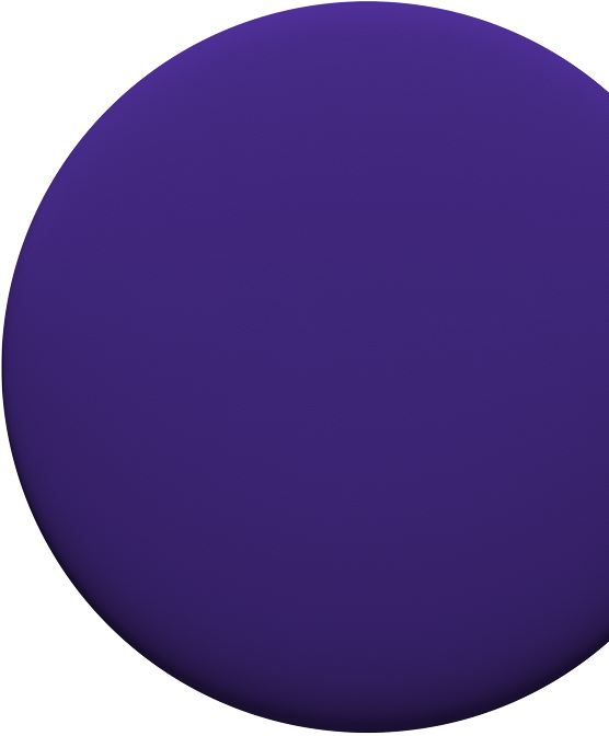 a purple circle